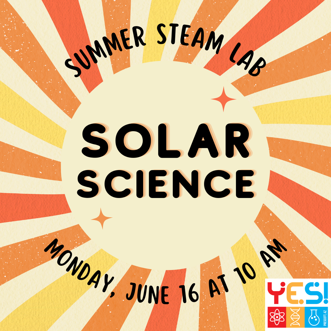 Graphic for Solar Science program on June 16 at 10 am
